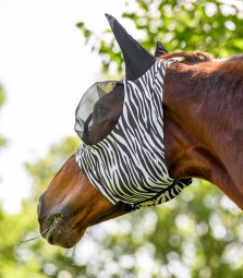 Fliegenmaske Puck Zebra
