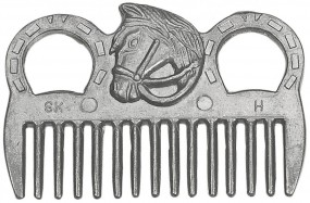 Mähnenkamm ALU, mit Pferdekopf