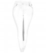Reithose Vollbesatz Dahlia weiß / grau